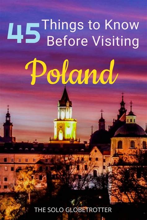 things to know before traveling to poland